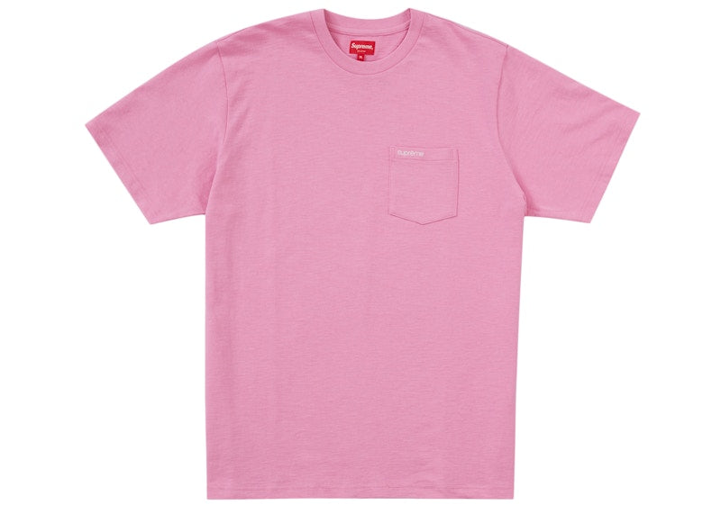 Supreme S/S Pocket Tee (SS22) Bright Pink