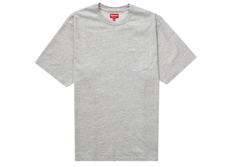 Supreme S/S Pocket Tee (SS23) Heather Grey