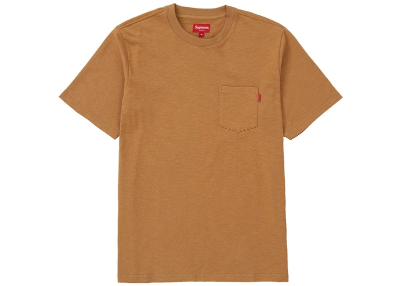 Supreme S/S Pocket Tee Tan
