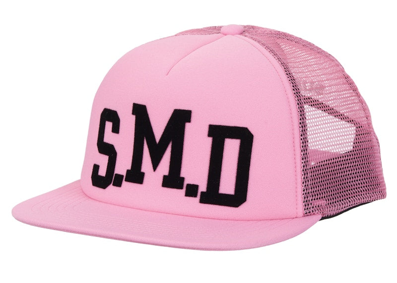 Supreme SMD Mesh Back 5-Panel Pink