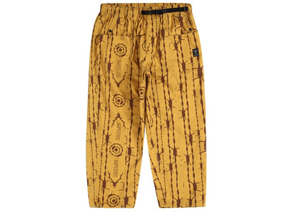 Supreme SOUTH2 WEST8 Belted Pant Mustard Pattern