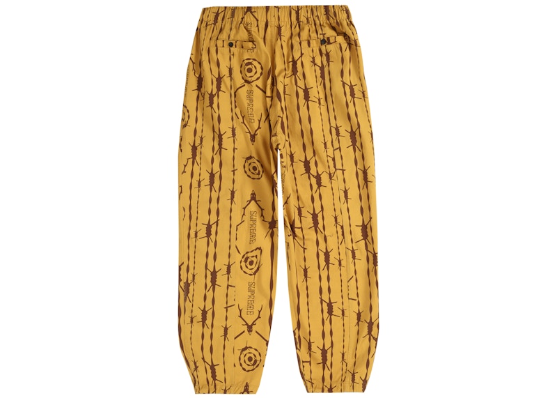 Supreme SOUTH2 WEST8 Belted Pant Mustard Pattern