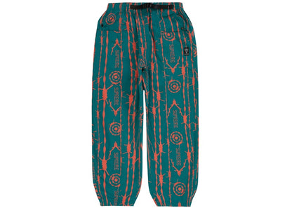 Supreme SOUTH2 WEST8 Belted Pant Teal Pattern