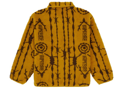 Supreme SOUTH2 WEST8 Fleece Jacket Mustard