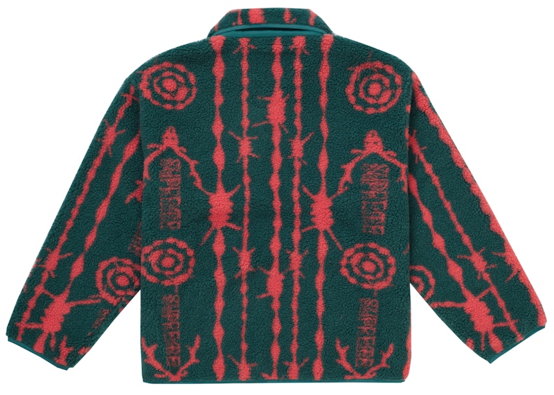 Supreme SOUTH2 WEST8 Fleece Jacket Teal