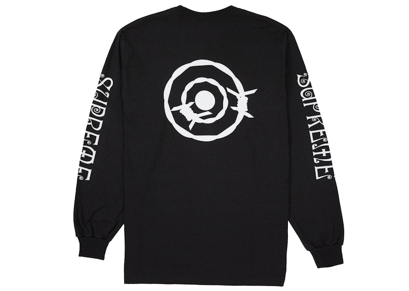 Supreme SOUTH2 WEST8 L/S Pocket Tee Black