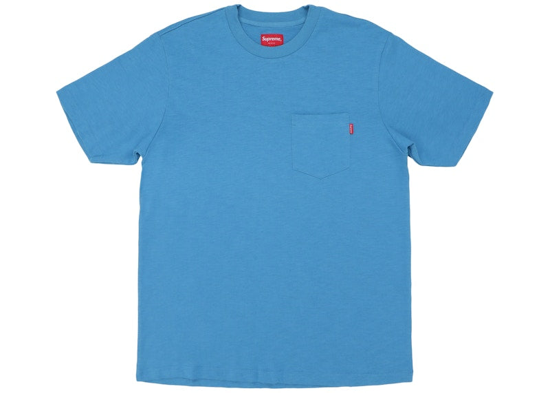 Supreme SS Pocket Tee (FW18) Dusty Blue