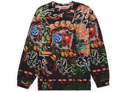 Supreme Sacred Heart Waffle L/S Top Multicolor
