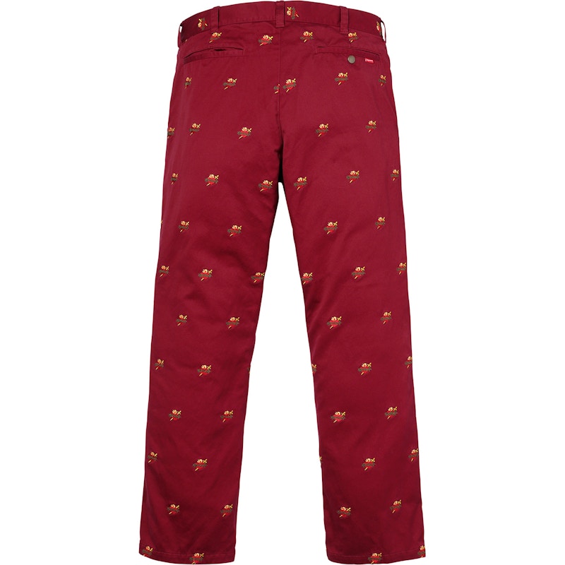 Supreme Sacred Hearts Work Pant Light Burgundy