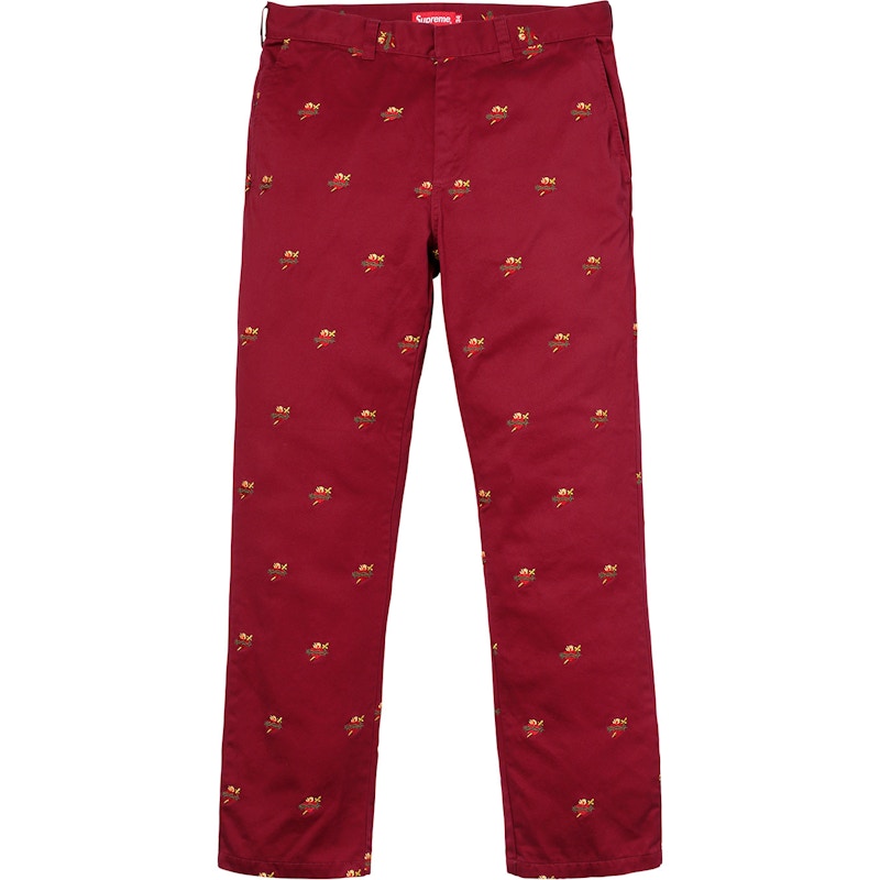 Supreme Sacred Hearts Work Pant Light Burgundy