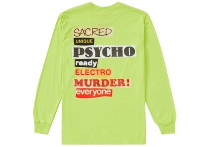 Supreme Sacred Unique L/S Tee Neon Green