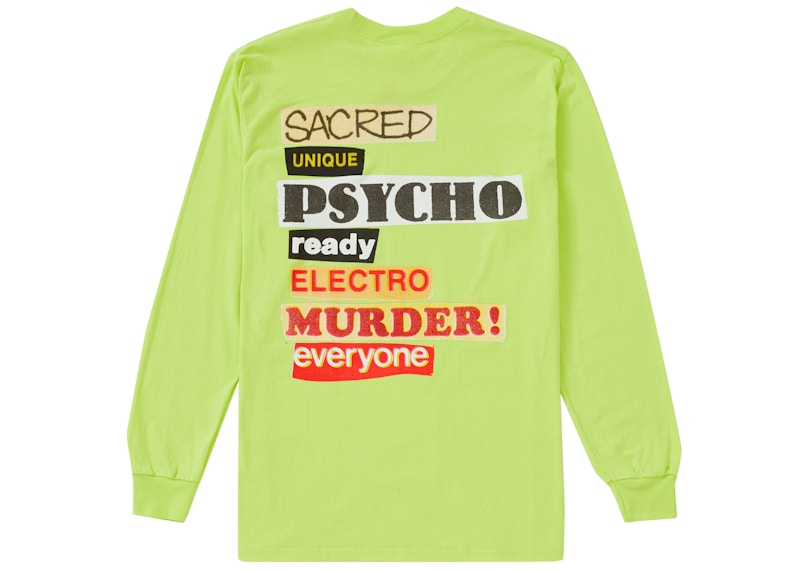 Supreme Sacred Unique L/S Tee Neon Green