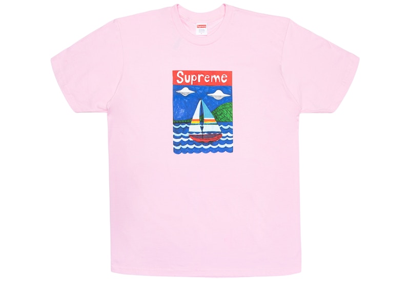 Supreme Sailboat Tee Light Pink