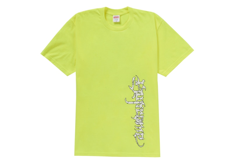 Supreme Satan Tee Fluorescent Yellow