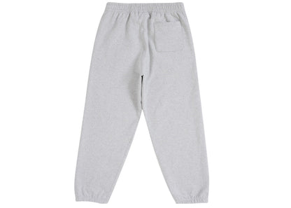 Supreme Satin Appliqué Sweatpant (FW25) Heather Grey