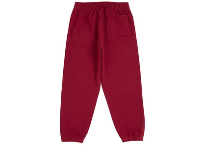 Supreme Satin Appliqué Sweatpant (FW25) Red