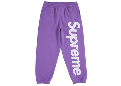 Supreme Satin Appliqué Sweatpant (FW25) Violet