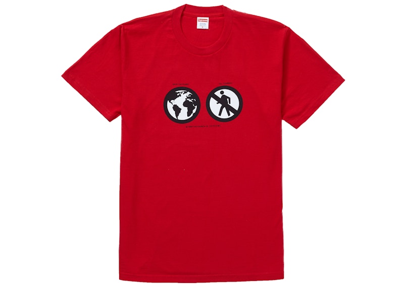 Supreme Save The Planet Tee Red