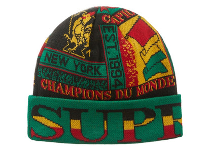 Supreme Scarf Beanie Green