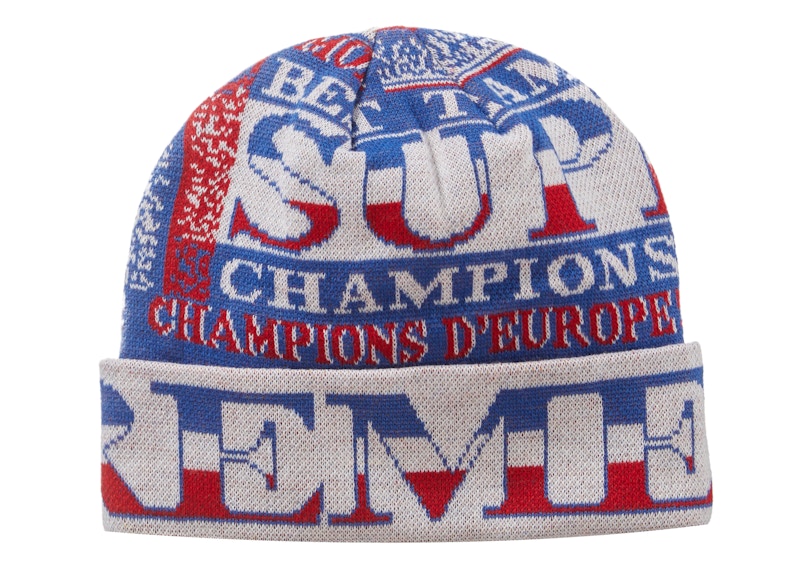 Supreme Scarf Beanie White