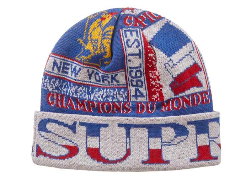 Supreme Scarf Beanie White