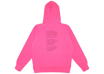 Supreme Scarface Friend Hooded Sweatshirt Magenta