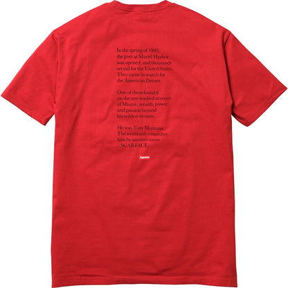 Supreme Scarface Friend Tee Red