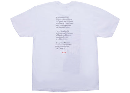 Supreme Scarface Split Tee White