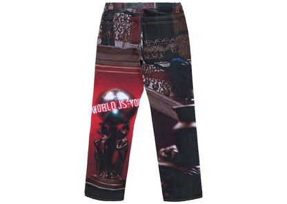 Supreme Scarface the World Is Yours 5-Pocket Jeans Multi