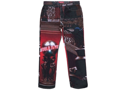 Supreme Scarface the World Is Yours 5-Pocket Jeans Multi