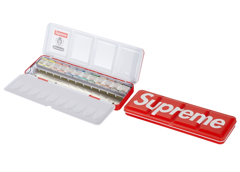 Supreme Schmincke 12-Color Watercolor Set Red