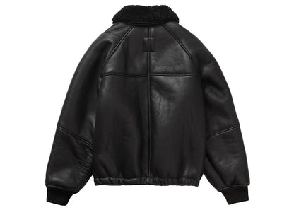 Supreme Schott Shearling Bomber Jacket Black