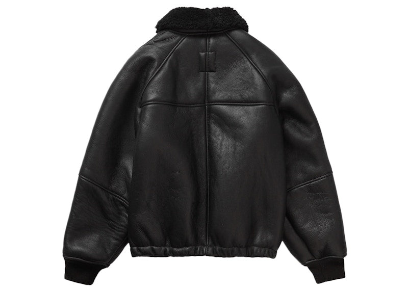 Supreme Schott Shearling Bomber Jacket Black