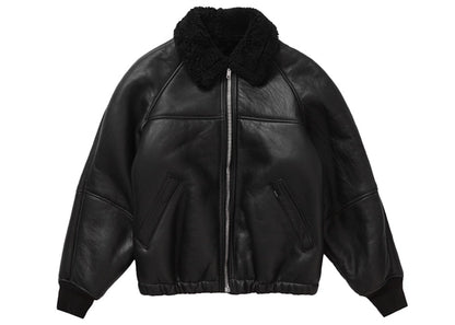 Supreme Schott Shearling Bomber Jacket Black