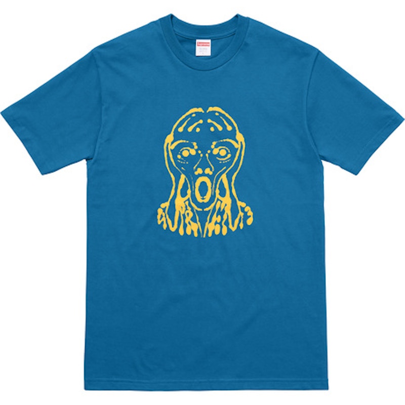 Supreme Scream Tee Deep Blue