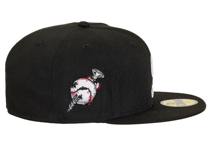 Supreme Screw Ball S Logo New Era 59Fifty Fitted Hat Black