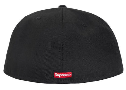 Supreme Screw Ball S Logo New Era 59Fifty Fitted Hat Black