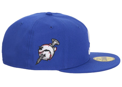 Supreme Screw Ball S Logo New Era 59Fifty Fitted Hat Royal