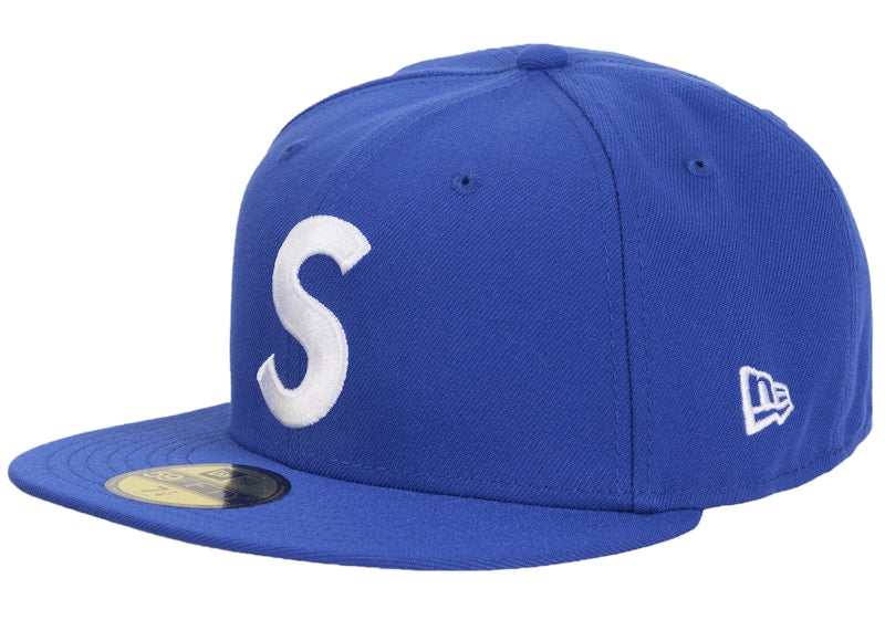 Supreme Screw Ball S Logo New Era 59Fifty Fitted Hat Royal