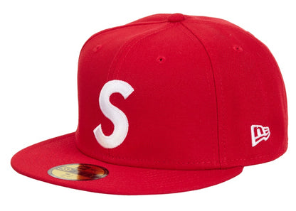 Supreme Screw Ball S Logo New Era 59Fifty Fitted Hat Red
