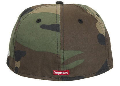 Supreme Screw Ball S Logo New Era 59Fifty Fitted Hat Woodland Camo