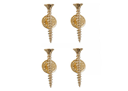 Supreme Screw Pin (Set of 4) Gold