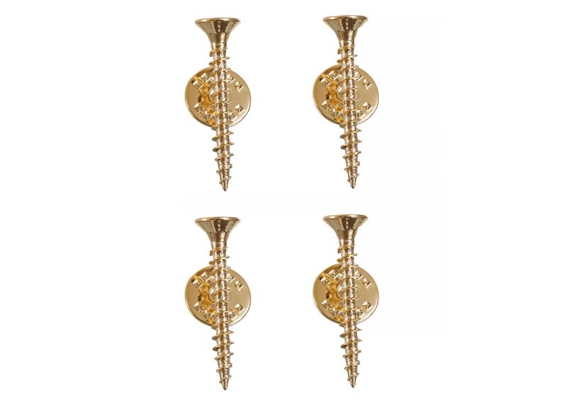 Supreme Screw Pin (Set of 4) Gold