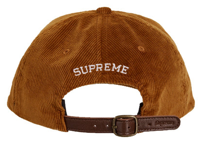 Supreme Script Corduroy 6-Panel Burnt Orange