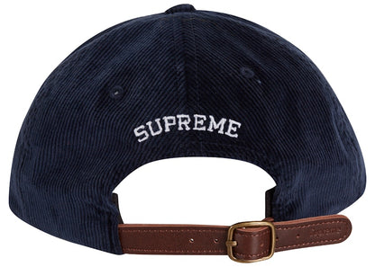 Supreme Script Corduroy 6-Panel Navy