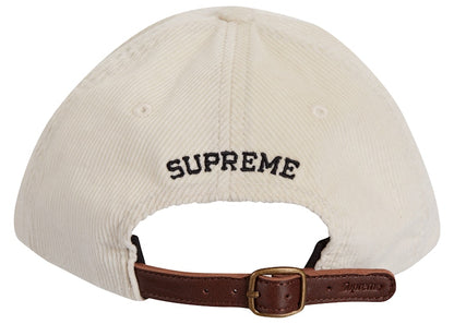 Supreme Script Corduroy 6-Panel White