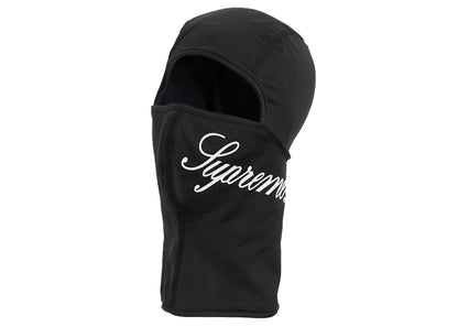 Supreme Script Lightweight Balaclava Black