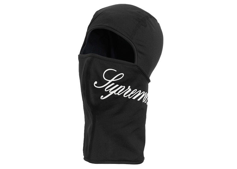 Supreme Script Lightweight Balaclava Black