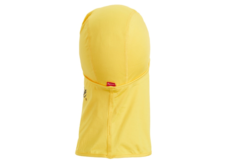 Supreme Script Lightweight Balaclava Yellow