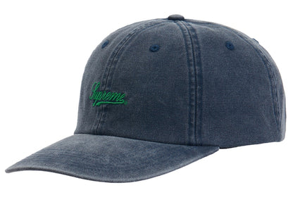 Supreme Script Logo 6-Panel (FW19) Navy